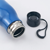 Gobelet isotherme en acier inoxydable de 750 ml avec couvercle en plastique, design cartoon, bouteille portable pour les sports de plein air
