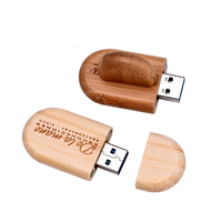Clé USB 2.0 en Bois de Bambou, Clé USB 64 Go 32 Go 16 Go 8 Go 4 Go 128 Mo, Disque de Stockage en Bois