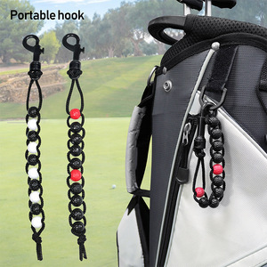 <b>Golf</b> Beads Scoreboard Black White Red Braided Plastic Portable With Hook For <b>Golf</b> Scorekeeping - Product Image 2