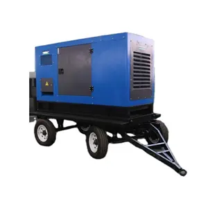 Silent Generator with Strong Power Movable Electric Generator Set