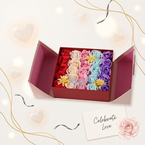 Nouvelle boîte cadeau bouquet de roses 2026 – Idéal pour la Saint-Valentin, anniversaire de petite amie ou mariage - Product Image 4