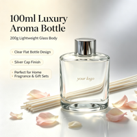Flacon diffuseur vide personnalisé 50ml 100ml 120ml 150ml 200ml Flacon en verre pour diffuseur de parfum
