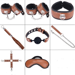 Sexo barato debajo de la cama del sistema de esclavitud mano puños de tobillo restricciones adulto SM ojos cubierta gay juego - Product Image 5