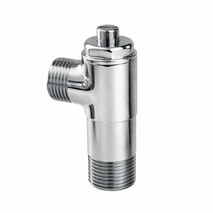 Grifo de Esquina Moderno de Latón Cromado G1/2 para Baño, Diseño Robusto ZY-F317C, Venta al por Mayor - Product Image 1