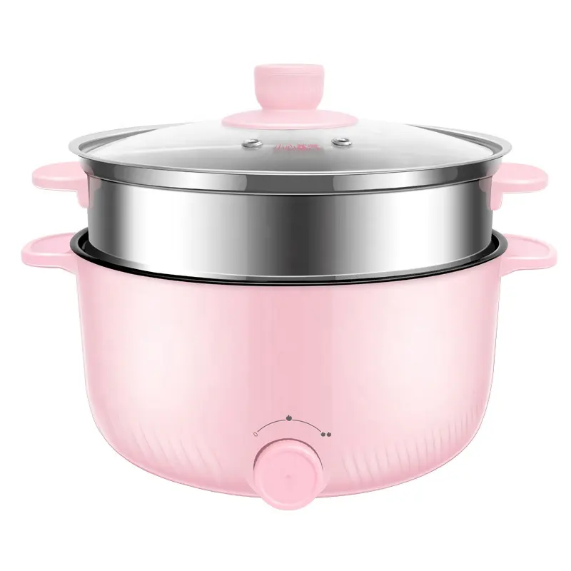 Dorm/home use 1.5l small electric multi function cooking hot pot for cooking noodles/soup/rice