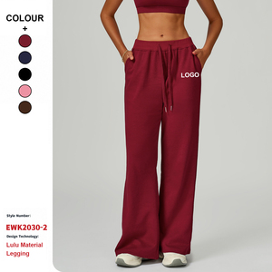 <span class=keywords><strong>Pantaloni</strong></span> Sportivi da Donna a Vita Alta, Vestibilità Ampia, <span class=keywords><strong>con</strong></span> Coulisse, Gamba Dritta, Casual, Versatili, <span class=keywords><strong>con</strong></span> Tasche - Product Image 1