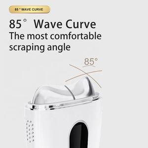 เครื่องนวดหน้าแบบมือถือที่ดี<span class=keywords><strong>ที่</strong></span>สุด เครื่องกัวซาไฟฟ้า ขจัดสารพิษในร่างกาย เครื่องนวดหน้าและคอแบบร้อน-เย็น ยกกระชับผิว ชาร์จไฟได้ - Product Image 4