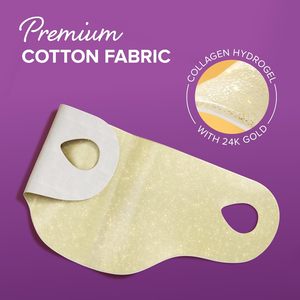 Masque en feuille pour le cou au collagène hydratant, à l'extrait de thé vert, de qualité supérieure, pour le soin de la peau à domicile, traitement anti-rides et raffermissant pour le visage - Product Image 5