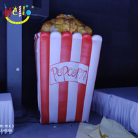 Décoration d'événement publicité gonflable sac de pop-corn gonflable géant ballons publicitaires