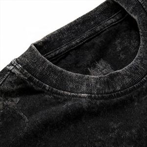 เสื้อยืดทรงบ็อกซี่ ครอปพิมพ์ลายกราฟิกดิจิทัลสั่งทำพิเศษสำหรับผู้ชาย ผ้าฝ้าย 100% สไตล์วินเทจลุคซักซีด รุ่นใหม่ปี 2026 - Product Image 2