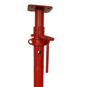 Échafaudages télescopiques en acier réglables pour travaux lourds en extérieur, supports de coffrage, soutien de dalle en béton, galvanisation à chaud - Product Image 1