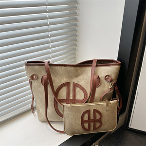 Set di borse tote da donna ALL4 con portafoglio in PU, impermeabile, con chiusura a cerniera, grande capacità, per il pendolarismo - Product Image 2