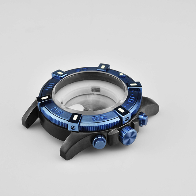 Sapphire Crystal Replacement Large Assembly Mechanical Automatic Wrist Watch Case