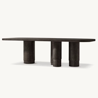Meubles de restaurant classiques de luxe Table de conférence Bureau Villa peut être personnalisé ventes directes d'usine