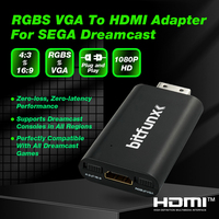 Adaptateur Bitfunx RGBS VGA vers HD-compatible, convertisseur DC vers HDTV pour toutes les consoles SEGA Dreamcast