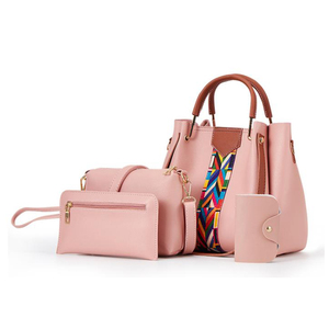 Precio barato de 4 piezas de bolsa-en-Bolsa de gran capacidad de lujo de las <span class=keywords><strong>mujeres</strong></span> de cuero de la PU de hombro bolsos de mano - Product Image 4