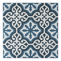 Azulejo Decorativo Clásico de Londres, 12x12 Pulgadas, para Piso y Pared