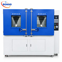 Chambre d'essai de poussière et de sable de grande capacité 2000L, équipement programmable de test de poussière IEC 60529 IP5X IP6X pour essais d'enclos