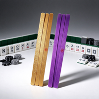 Règle de poussée pour tuiles de Mahjong en acrylique de 50 cm, avec paillettes, pour joueurs de Mahjong occidentaux/américains, accessoires pour soirées de jeu