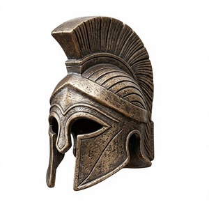 Spartaner Helm Kühlschrankmagnet Vintage Metall Historischer Aufkleber Dekorativer Kühlschrankmagnet für Küche Geschenk - Product Image 2