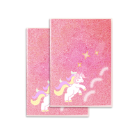 Cahiers d'exercices 80 pages Étudiants Enfants Paillettes Couverture souple Reliure à spirale Cahiers mignons avec serrure Papier en cuir
