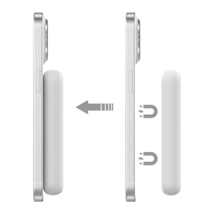 พาวเวอร์แบงค์แบบไร้สาย5000mAh 10000mAh สำหรับ <span class=keywords><strong>iPhone</strong></span> 12 13 <span class=keywords><strong>14</strong></span> 15 <span class=keywords><strong>PRO</strong></span> MAX - Product Image 2