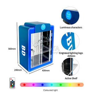 Présentoir de bureau en acrylique PMMA personnalisé en usine avec éclairage LED pour cigares, snus, tabac et produits de fumée - Vente - Product Image 4