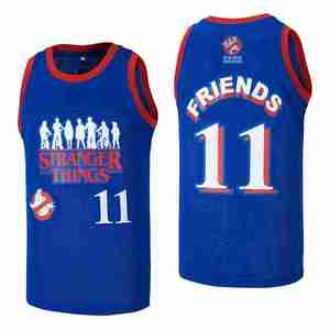Maillot de basketball de rue brodé et sublimé, taille US, sport ASTROWORLD <span class=keywords><strong>STRANGER</strong></span> <span class=keywords><strong>THINGS</strong></span>, uniforme vintage respirant pour homme - Product Image 4
