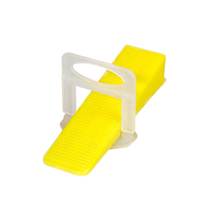Système de nivellement de carreaux moderne en plastique durable professionnel 1-3,0 mm, clips et cales de construction pour le nivellement des sols