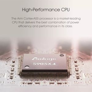 Boîtier TV <span class=keywords><strong>Mecool</strong></span> <span class=keywords><strong>KM6</strong></span> Android 10.0 <span class=keywords><strong>ATV</strong></span> 4 Go de RAM 64 Go de ROM Amlogic S905X4 <span class=keywords><strong>Deluxe</strong></span> 2.4/5G WiFi6 BT5.0 Certifié Décodeur - Product Image 4