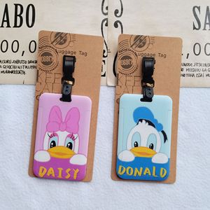 ป้ายแท็กกระเป๋าเดินทางลายการ์ตูนสติทช์สุดน่ารัก พร้อมป้ายชื่อไมค์ โดนัลด์ ป้องกันการสูญหาย ป้ายซิลิโคนสำหรับระบุสัมภาระ - Product Image 2