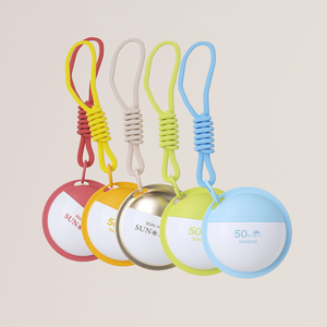 Trending Lanyard <b>Sunscreen</b> Bottle PP Cleanser Tube Squeeze Hand Cream Bottle Cosmetic Packaging Customized - Product Image 5