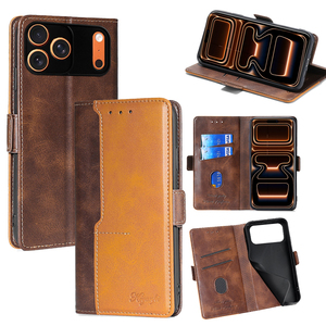 En Stock, funda de teléfono móvil de cuero PU con tapa para <span class=keywords><strong>iPhone</strong></span> 17 <span class=keywords><strong>Pro</strong></span> Max 16 15 14 Plus 13 <span class=keywords><strong>12</strong></span> 11, funda de teléfono con ranura para tarjeta a prueba de golpes - Product Image 1