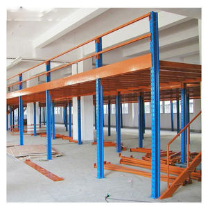 אחסון מותאם אישית מערכות מדפי אחסון של רצפת מזאנינה תעשייתית מפלדה מבנית כבדה - Product Image 1