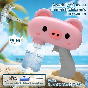 Pistola ad Acqua Elettrica a Forma di Maialino Cartoon EPT, Giocattolo Estivo per Bambini da Spiaggia e Attività all'Aperto - Product Image 4