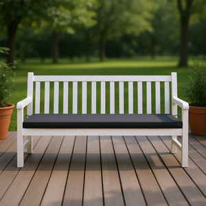 Coussin de banc de patio 70,9 po x 19,7 po x 1,2 po en tissu Oxford anthracite résistant à l'eau pour mobilier d'extérieur - Product Image 2