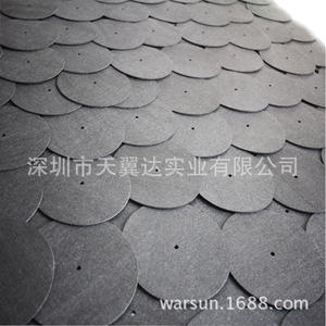 Almohadilla espaciadora de fieltro de lana de 8 pulgadas OEM Record Pad para accesorios de audio - Product Image 4