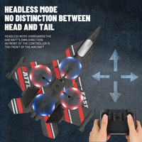 EPT Avion RC 2.4G en Mousse EPP Volant, Gyro Stabilisé, Anti-Chute, Évitement d'Obstacles, Jouet Avion RC avec Caméra