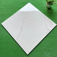 Prix usine brillant Carrare blanc 600x600 porcelaine marbre carrelage pour salon salle de bain Villa & Hall fonction brique réfractaire