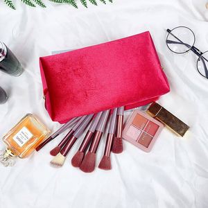 Nueva Bolsa de Aseo de Lujo, Bolsa de Maquillaje de Terciopelo Pequeña para Viaje, Bolsa Cosmética con Cierre - Product Image 4