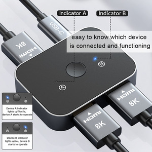 ULT-unite 8K <strong>HDMI</strong> <strong>Splitter</strong> Bidirectional 8K 60Hz 4K 144Hz <strong>1</strong> In 2 Out Or 2 In <strong>1</strong> Out Design 2.1v <strong>HDMI</strong> <strong>Splitter</strong> And Switch - Product Image 4