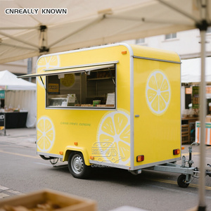 OEM Coffee Bar Truck Barbecue Cart Cook Trailer Mobile Kitchen Hotdog BBQ Food Trailers - Product Image 4