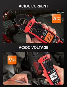 Multímetro Digital de Garra XEAST XE-2610E True RMS AC/DC com Medição de Tensão de Início, NCV, Temperatura e Capacitância, Suporte OEM Personalizado e Teste de Continuidade - Product Image 5