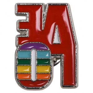 批发骄傲帽徽章定制印花金属硬珐琅别针彩虹胸针桃色爱心别针翻领标签带骄傲标志 - Product Image 2