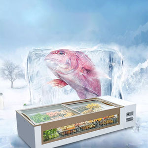 छोटे वाणिज्यिक डेस्कटॉप प्रशीतित फ्रीजर डिस्प्ले कैबिनेट ग्लास मुक्त ठंडा रखने वाले नए-कीपर बीबीसी कंकाल के लिए ग्लास-मुक्त ठंडा - Product Image 2