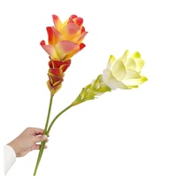BH260824 Groothandel Kunstmatige Kurkuma Gemberlelie Real Touch Kunstbloem voor Evenementen Bloemstukken Tafeldecoratie