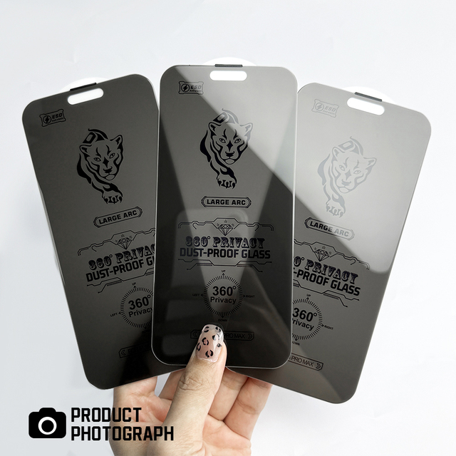 Privacy Screen Protector New Tempered Glass Guard for iPhone 13 14 15 16 17 Pro Max Protection Mobile Glass