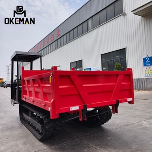 Nuevo Camión Volquete de Orugas de 5 Toneladas con Dirección Izquierda para Transporte en Ingeniería de Construcción Pesada, Mini Dumper de Orugas - Product Image 2