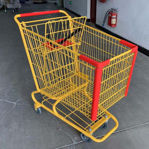 รถเข็นซุปเปอร์มาร์เก็ต KNM 300 พร้อมการเคลือบผง, รถเข็นช้อปปิ้งโลหะขนาด 180 ลิตร - Product Image 3