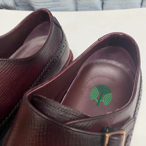 Zapatillas de Hombre, Estilo Brogue, Zapatos para Hombre Maduro, Cuero Vacuno Cepillado, Estilo Monk, Modernos, con Suela Tipo Cupsole, Aspecto Casual pero Sofisticado - Product Image 4